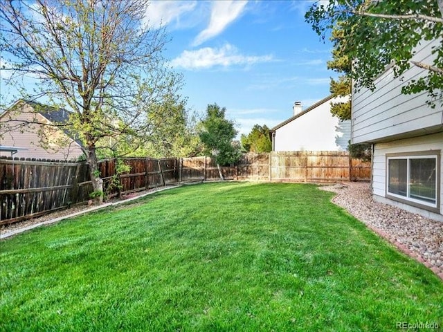 view of yard