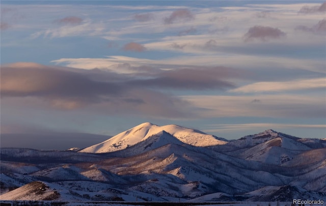 view of mountain feature