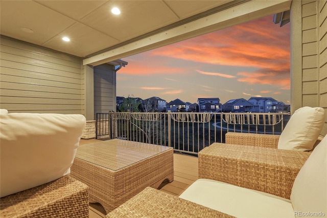 8179 S Kellerman Cir, Aurora, CO 80016 - balcony featuring a residential view
