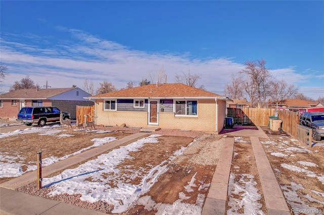 view of ranch-style house