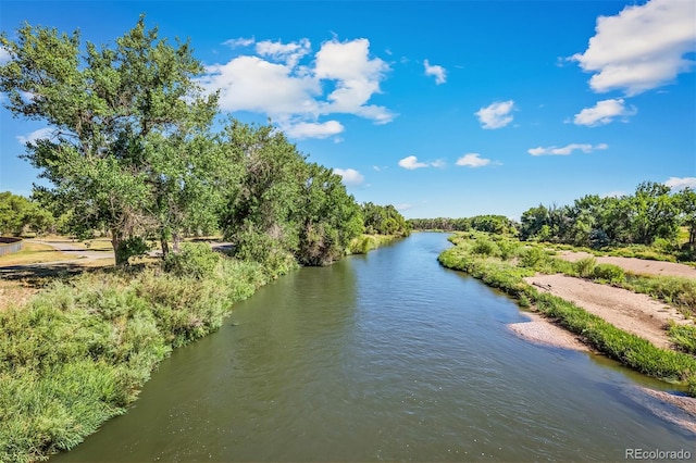 property view of water