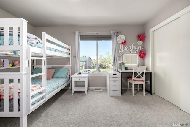 bedroom featuring carpet floors