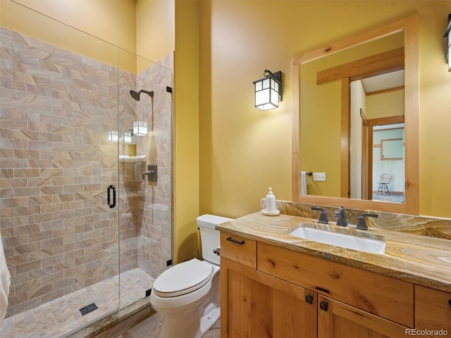3395 Timbergate Trl, Evergreen, CO 80439 - bathroom with vanity and a shower stall