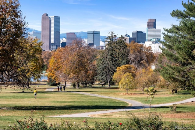 4100 Albion St Unit 614, Denver, CO 80216 - surrounding community with a city view and a lawn
