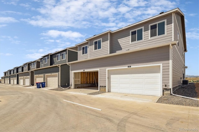 view of front of home with central AC unit