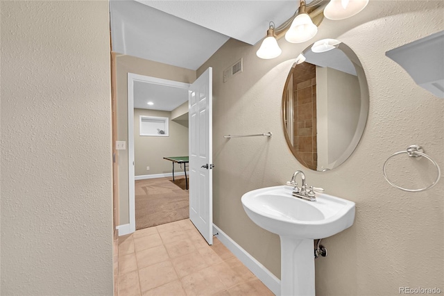 1583 Sunset Ridge Rd, Highlands Ranch, CO 80126 - bathroom with tile patterned flooring and baseboards