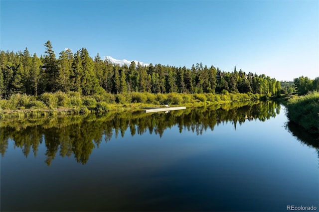 property view of water