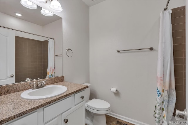 3678 Shadow Cir, Castle Rock, CO 80109 - full bathroom featuring vanity and a shower with shower curtain