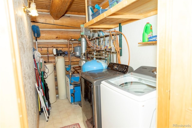 laundry room featuring independent washer and dryer