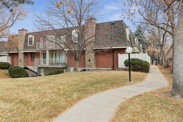 view of building exterior featuring a garage