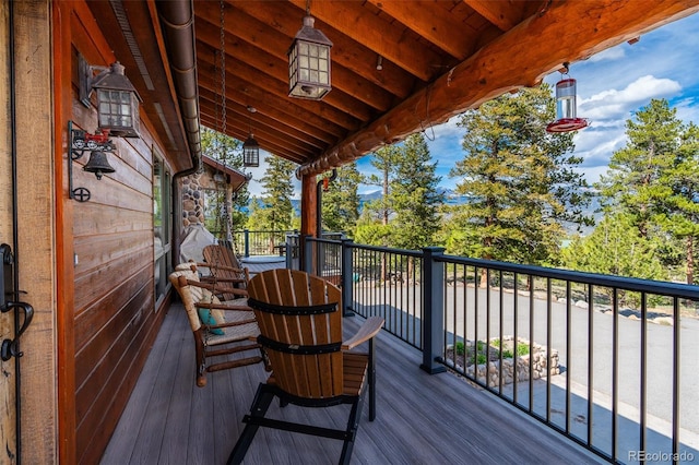 32806 Lakeside Dr, Buena Vista, CO 81211 - view of wooden deck