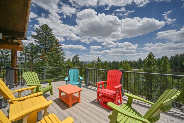 32806 Lakeside Dr, Buena Vista, CO 81211 - view of wooden deck