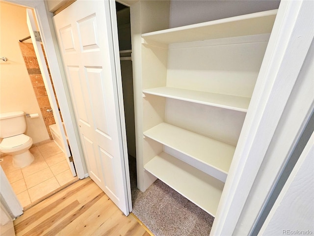 view of closet