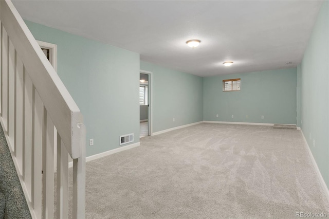 5649 W 109th Cir, Westminster, CO 80020 - basement featuring carpet floors, plenty of natural light, and stairs