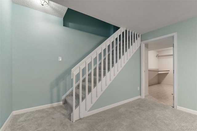5649 W 109th Cir, Westminster, CO 80020 - staircase with carpet flooring and baseboards