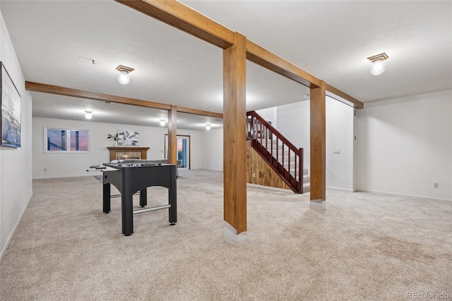 7883 S Espana Way, Centennial, CO 80016 - recreation room featuring carpet floors and baseboards