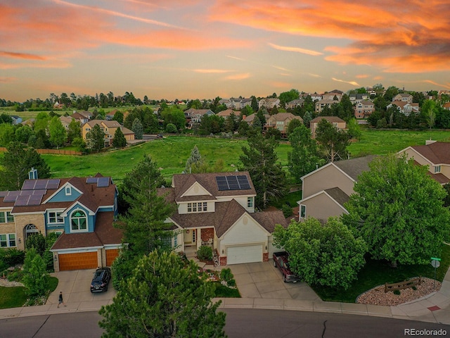 848 Huntington Pl, Highlands Ranch, CO 80126 - aerial perspective of suburban area