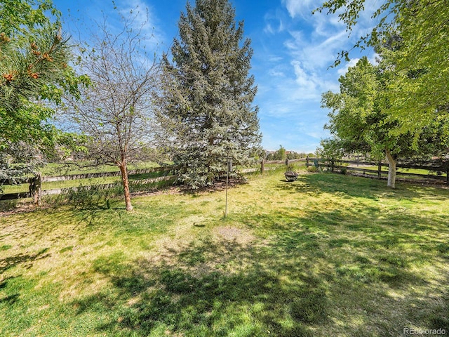 848 Huntington Pl, Highlands Ranch, CO 80126 - view of yard featuring a view of countryside
