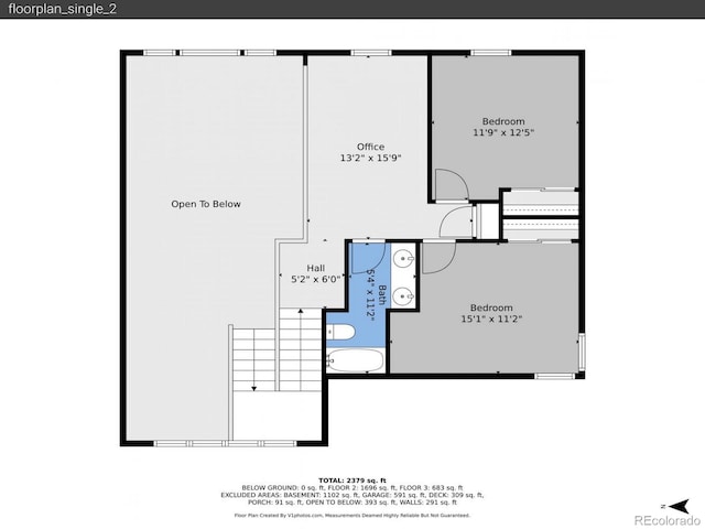 848 Huntington Pl, Highlands Ranch, CO 80126 - floor plan / room layout