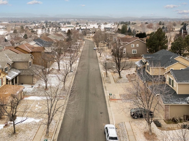 birds eye view of property featuring a residential view