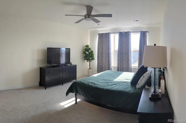 6332 E 142nd Pl, Thornton, CO 80602 - carpeted bedroom with baseboards and a ceiling fan