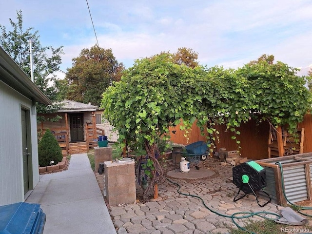 view of patio