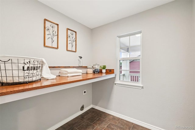 17020 E 107th Ave, Commerce City, CO 80022 - washroom with electric dryer hookup and an office area