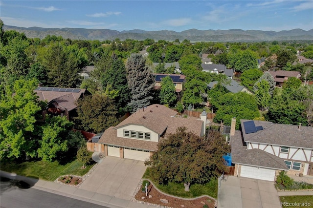 8043 S Zephyr St, Littleton, CO 80128 - aerial perspective of suburban area with a mountainous background