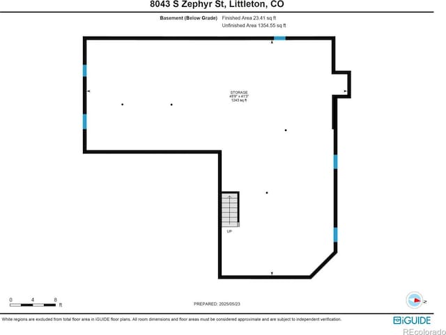 8043 S Zephyr St, Littleton, CO 80128 - view of floor plan / room layout