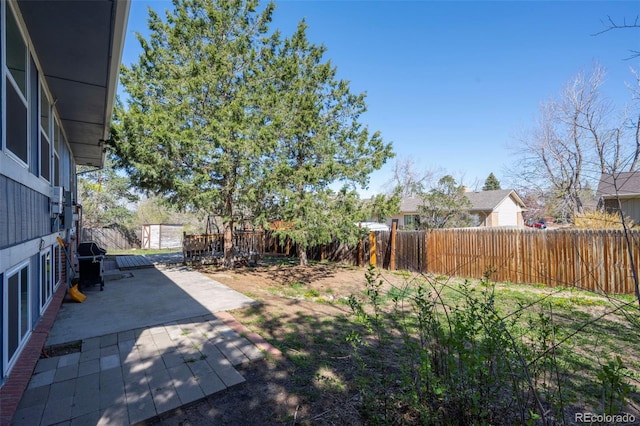 16933 E Bethany Pl, Aurora, CO 80013 - view of yard with a fenced backyard and a patio