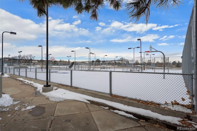 16933 E Bethany Pl, Aurora, CO 80013 - snow covered patio with fence