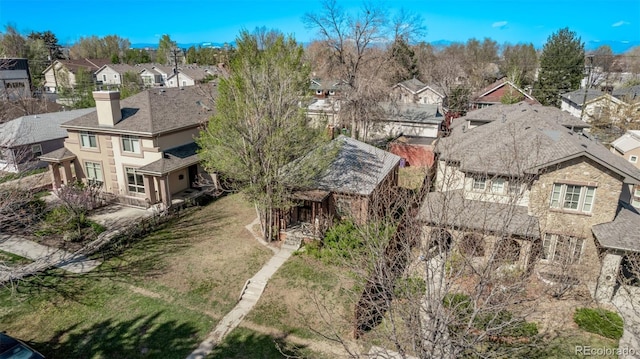 451 Harrison St, Denver, CO 80206 - aerial view of residential area