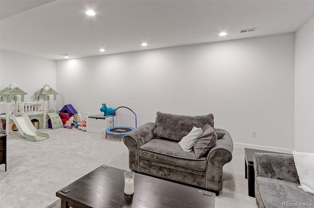 9835 Uravan St, Commerce City, CO 80022 - sitting room with recessed lighting and carpet flooring