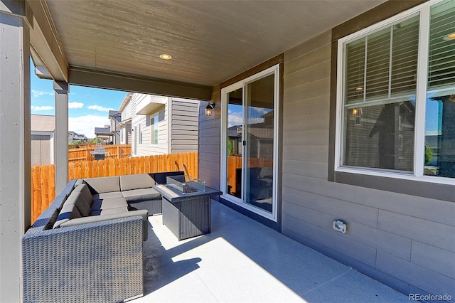 9835 Uravan St, Commerce City, CO 80022 - view of patio featuring an outdoor hangout area