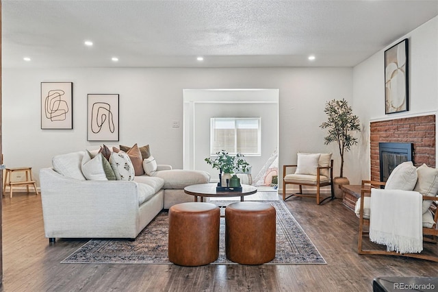 12345 W 32nd Ave, Wheat Ridge, CO 80033 - living room featuring recessed lighting and wood finished floors