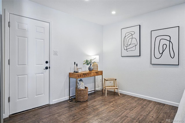 12345 W 32nd Ave, Wheat Ridge, CO 80033 - entrance foyer featuring baseboards, recessed lighting, and wood finished floors