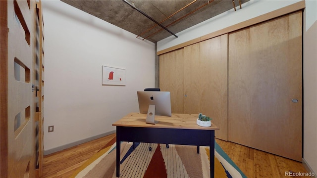 1401 Wewatta St Unit 808, Denver, CO 80202 - office featuring light wood-style floors