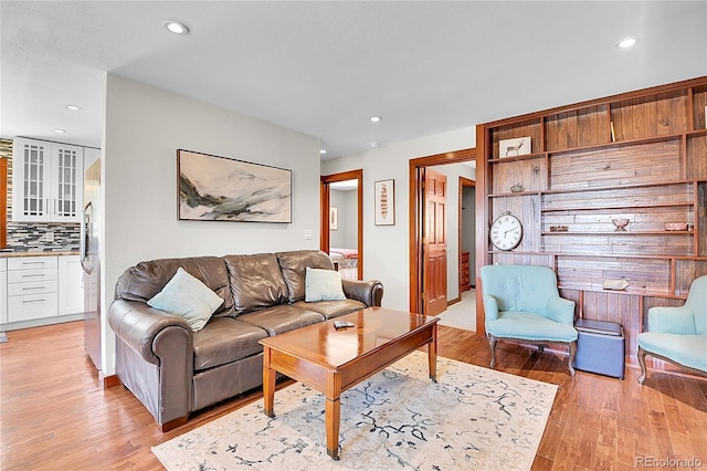 700 Rosalie Rd, Bailey, CO 80421 - living room with light wood finished floors and recessed lighting