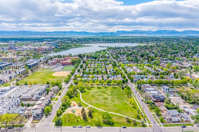 1800 Grove St, Denver, CO 80204 - bird's eye view of a water and mountain view