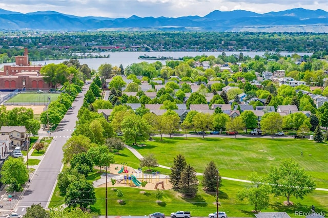 1800 Grove St, Denver, CO 80204 - bird's eye view of a water and mountain view