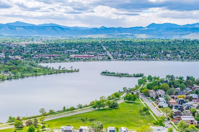 1800 Grove St, Denver, CO 80204 - bird's eye view of a water and mountain view
