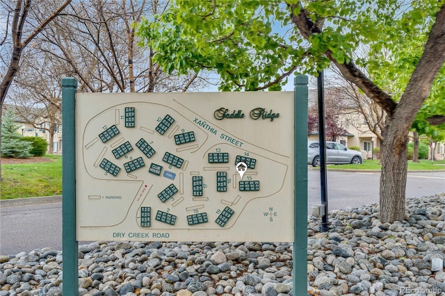 view of community / neighborhood sign