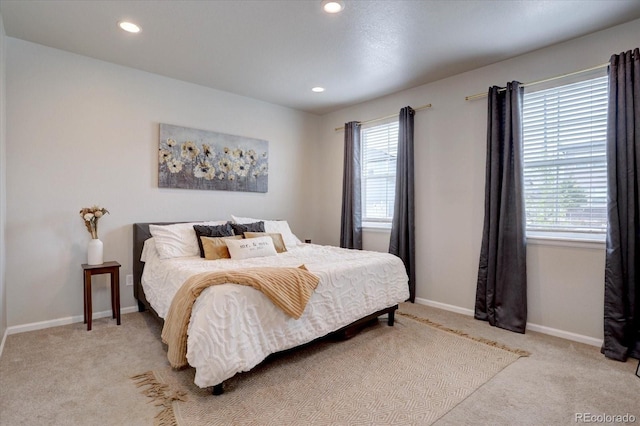 6612 N Ceylon St, Denver, CO 80249 - bedroom with carpet flooring, baseboards, and recessed lighting