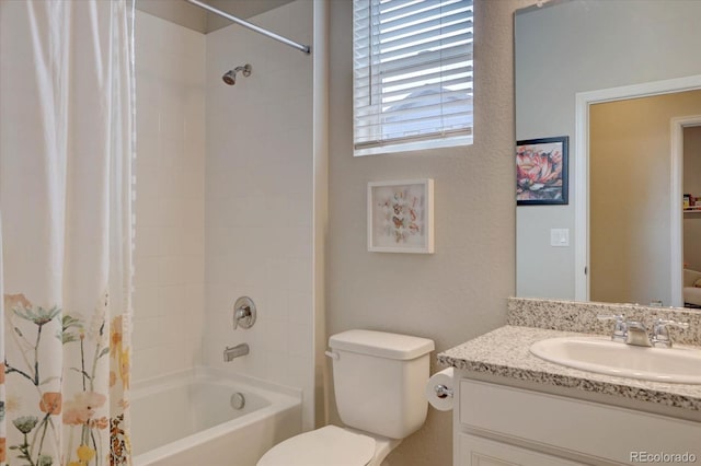 6612 N Ceylon St, Denver, CO 80249 - full bathroom with toilet, vanity, and shower / bath combo