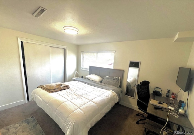 1528 Coronado Pkwy, Denver, CO 80229 - carpeted bedroom with a closet and a desk