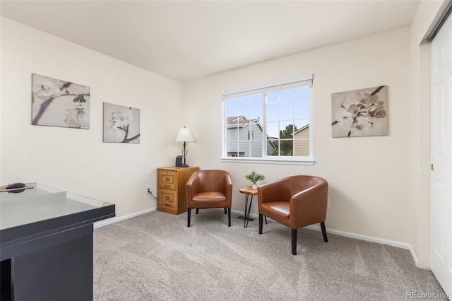5733 S Yakima Way, Aurora, CO 80015 - living area with carpet flooring and baseboards