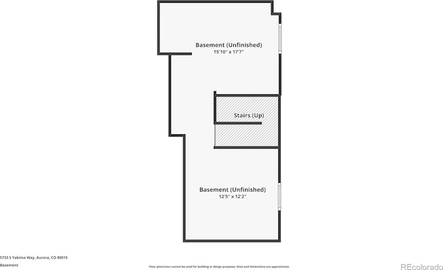 5733 S Yakima Way, Aurora, CO 80015 - property floor plan