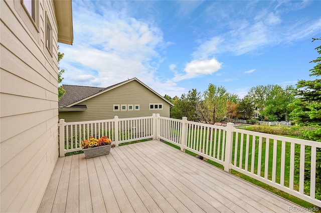 20532 E Lake Cir, Centennial, CO 80016 - wooden terrace with a yard