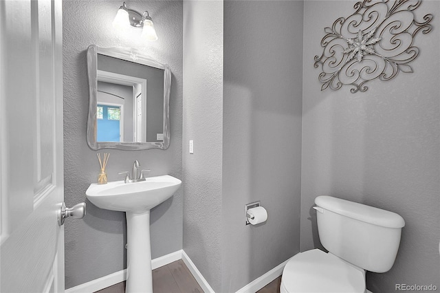 20532 E Lake Cir, Centennial, CO 80016 - bathroom featuring toilet and wood finished floors