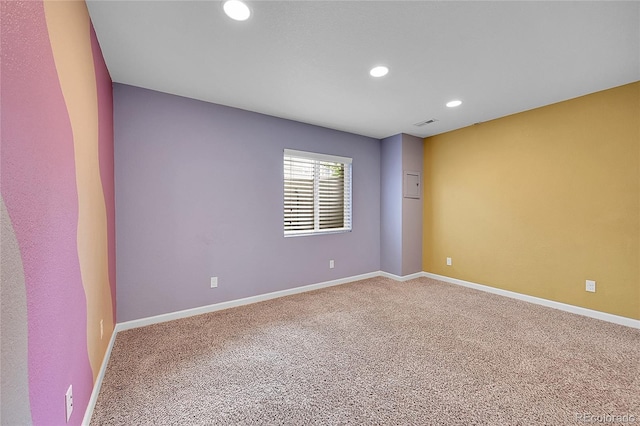20532 E Lake Cir, Centennial, CO 80016 - carpeted spare room featuring recessed lighting and baseboards